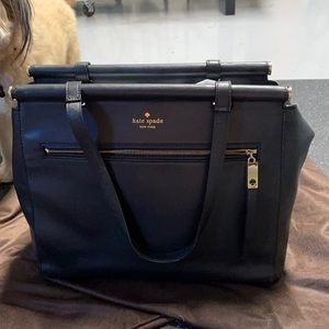 Black with Gold Accents Kate Spade Purse